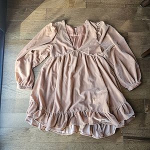 Free People Velvet dress XS